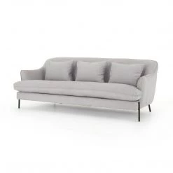 Four Hands Lorena Sofa-91"-Vail Silver Living Room