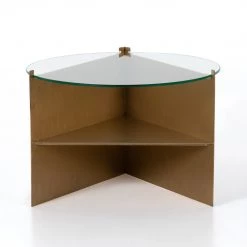 Four Hands Benicio Coffee Table-Gold Brush