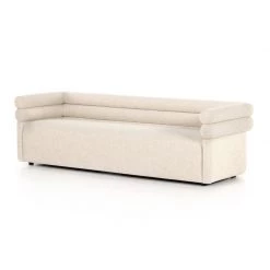 Four Hands Living Room Evie Sofa-88"-Hampton Cream By Hollywood Glam