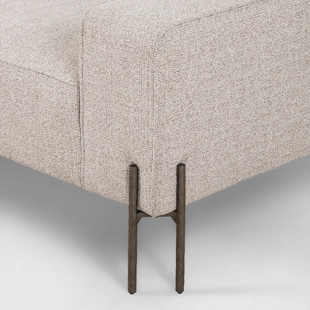 Four Hands Elodie Sofa-90"-Bellamy Storm By Hollywood Glam Living Room