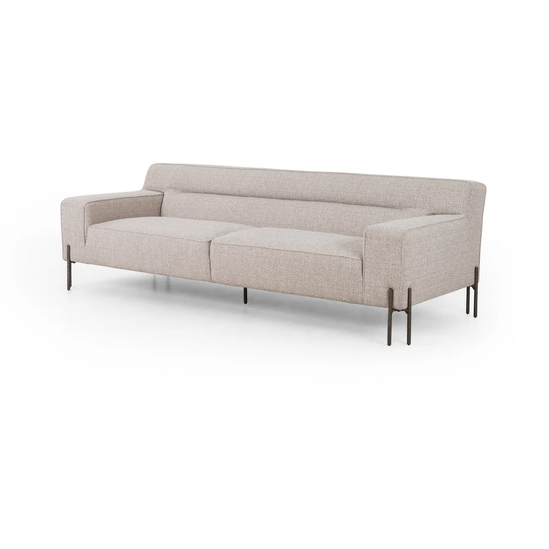Four Hands Elodie Sofa-90"-Bellamy Storm By Hollywood Glam Living Room