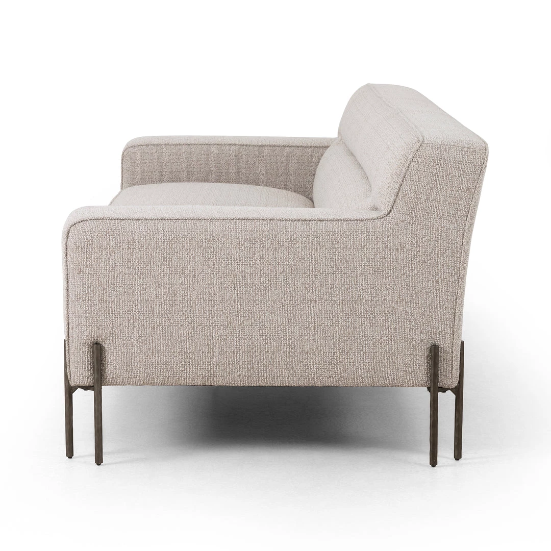 Four Hands Elodie Sofa-90"-Bellamy Storm By Hollywood Glam Living Room