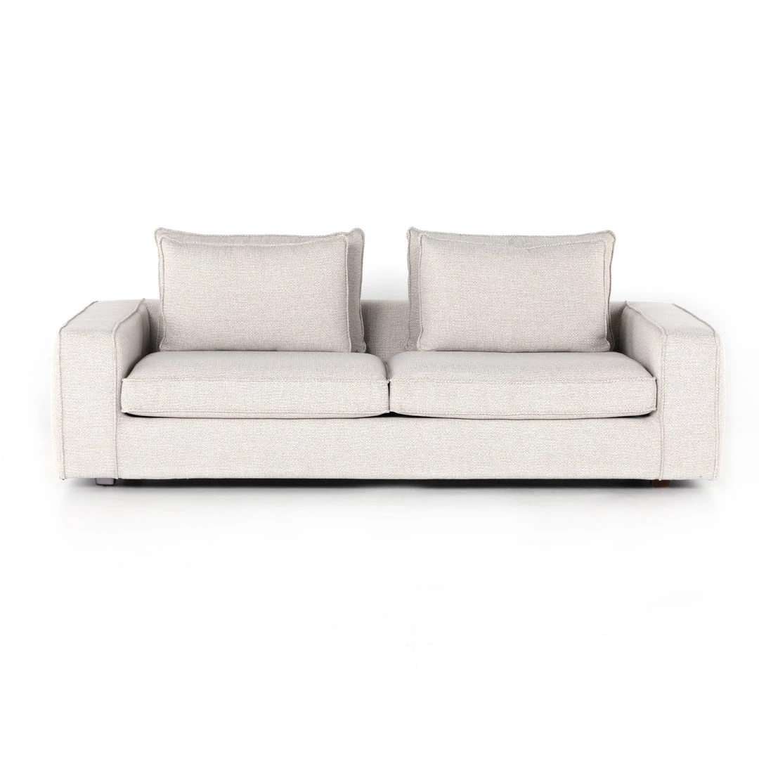 Four Hands Living Room Pierce Sofa-92"-Pompee Pearl By Hollywood Glam