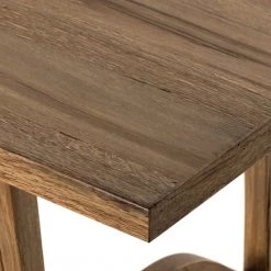 Four Hands Bruna Dining Table-Rustic Oak Veneer