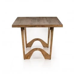 Four Hands Bruna Dining Table-Rustic Oak Veneer