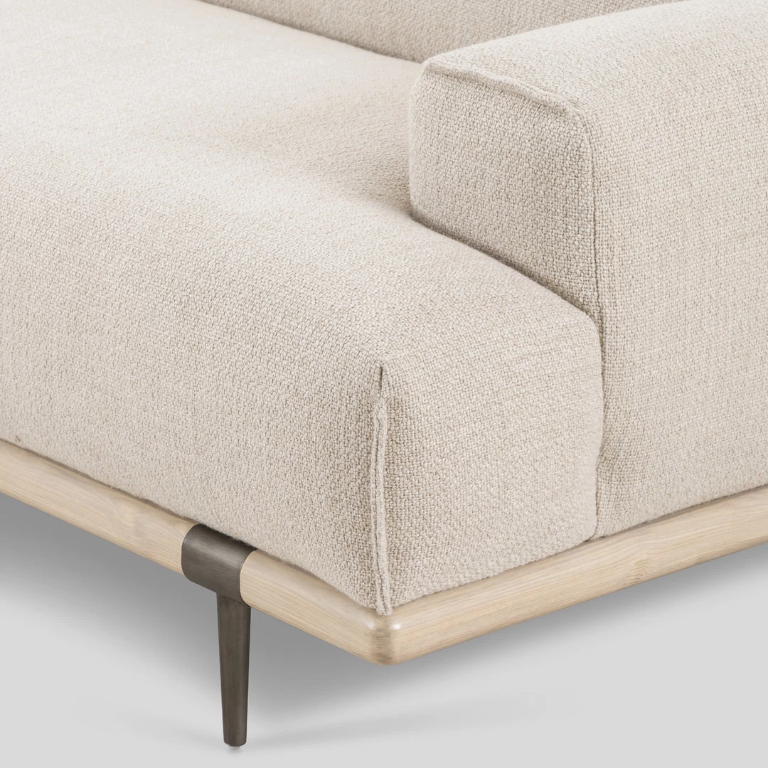 Four Hands Hastings Sofa-97"-Irving Flax