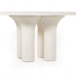 Four Hands Parra Dining Table-Plaster Molded Concrt