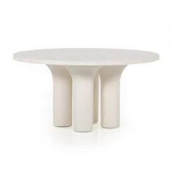 Four Hands Parra Dining Table-Plaster Molded Concrt