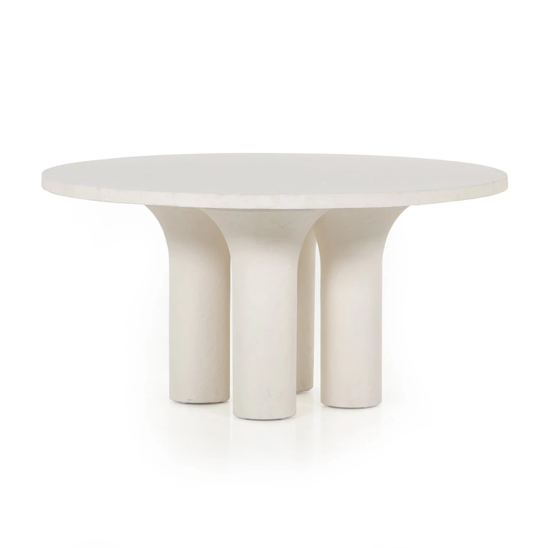 Four Hands Parra Dining Table-Plaster Molded Concrt