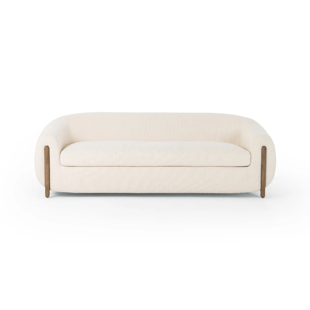 Four Hands Living Room Lyla Sofa-86"-Kerbey Ivory