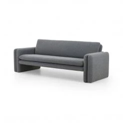 Four Hands Kimora Sofa-90"-Knoll Charcoal Living Room