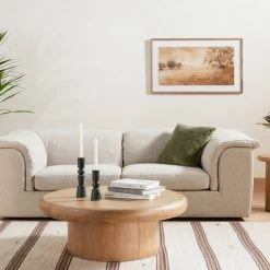 Four Hands Living Room Jayce Sofa-90"-Fallon Linen