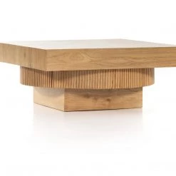 Four Hands Leland Coffee Table-Honey Oak