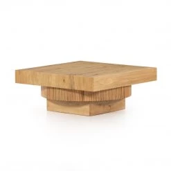 Four Hands Leland Coffee Table-Honey Oak