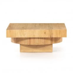 Four Hands Leland Coffee Table-Honey Oak
