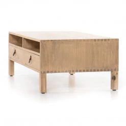 Four Hands Isador Coffee Table-Dry Wash Poplar