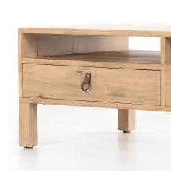 Four Hands Isador Coffee Table-Dry Wash Poplar