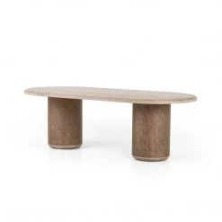 Four Hands Kiara Dining Table-Weathered Blonde Dining Room