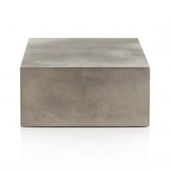 Four Hands Faro Coffee Table-Dark Grey Concrete