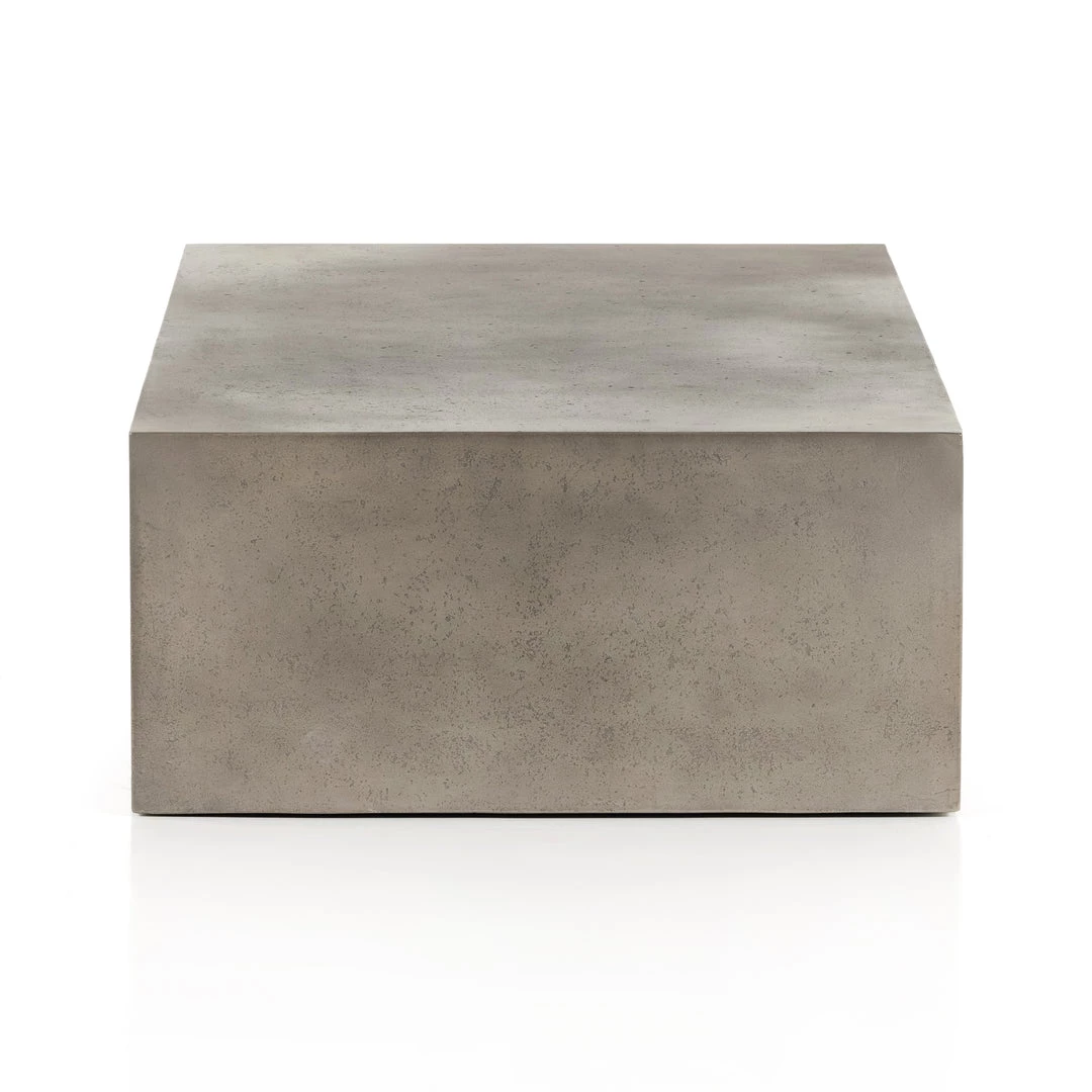 Four Hands Faro Coffee Table-Dark Grey Concrete