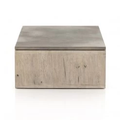 Four Hands Faro Coffee Table-Dark Grey Concrete