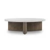 Four Hands Toli Coffee Table-Italian White