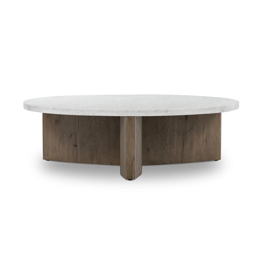 Four Hands Toli Coffee Table-Italian White
