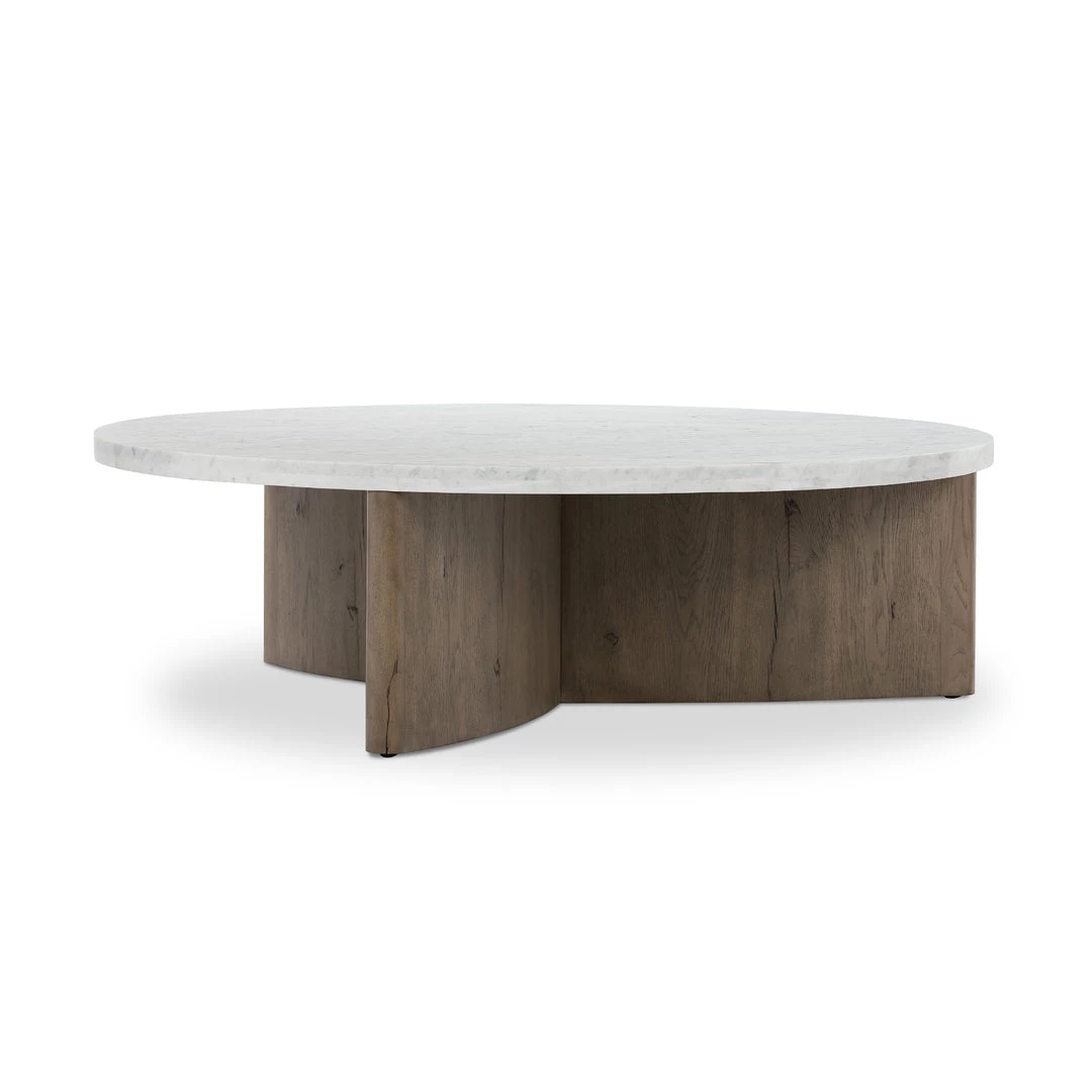 Four Hands Toli Coffee Table-Italian White