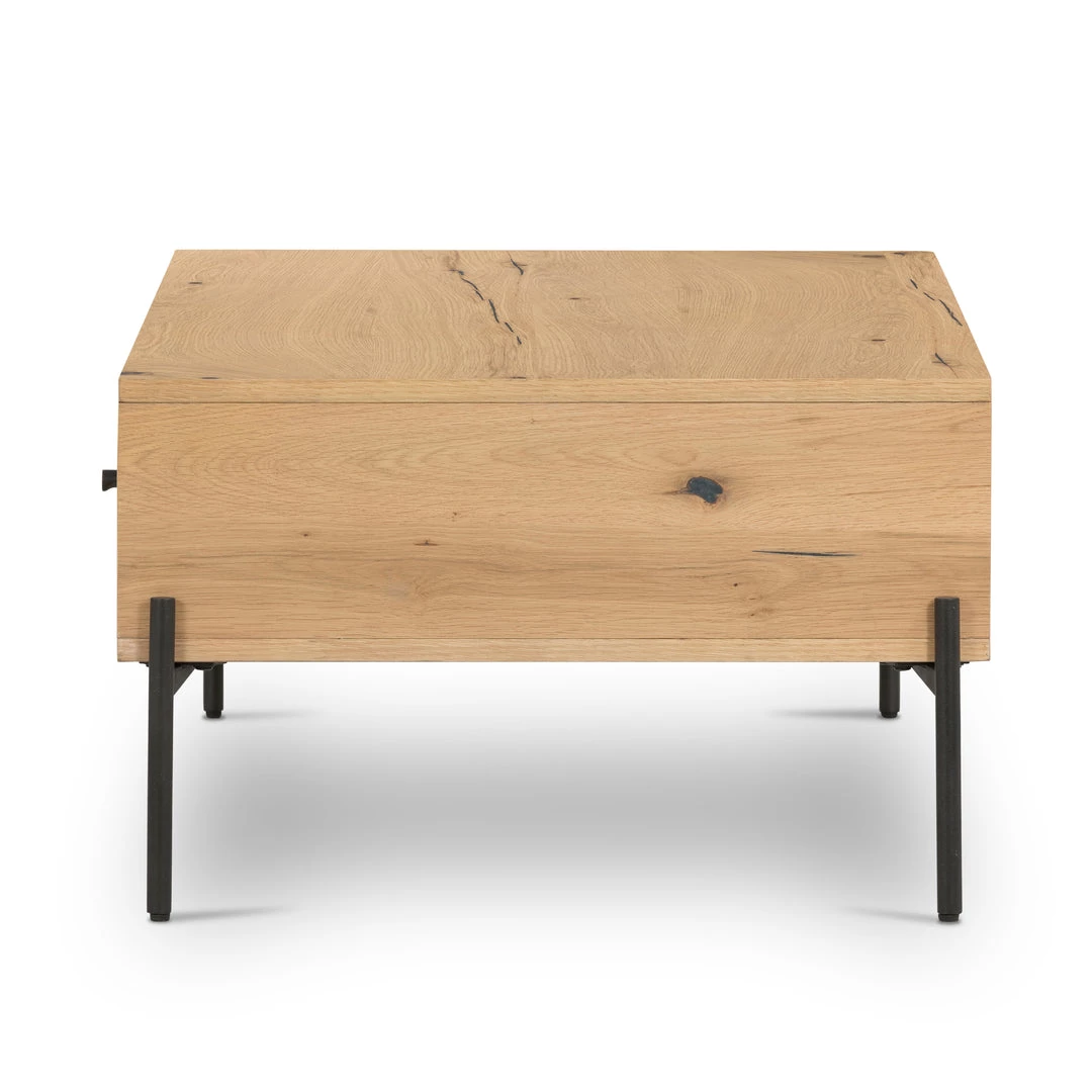 Four Hands Eaton Coffee Table-Light Oak Resin
