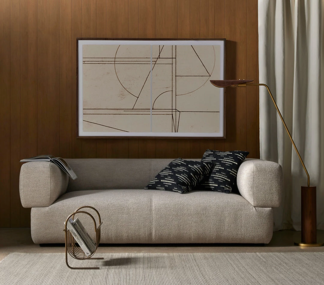 Four Hands Living Room Lisette Sofa Fayette Dove