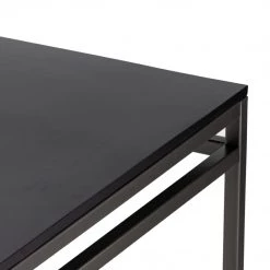 Four Hands Trey 72" Dining Table-Black Wash Poplar Dining Room