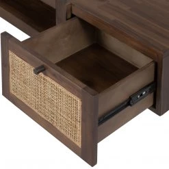 Four Hands Golda Coffee Table-Saddle Tan