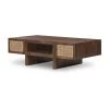 Four Hands Golda Coffee Table-Saddle Tan