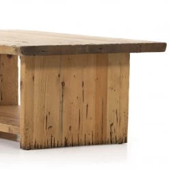 Four Hands Tosa Coffee Table-Weathered Pine