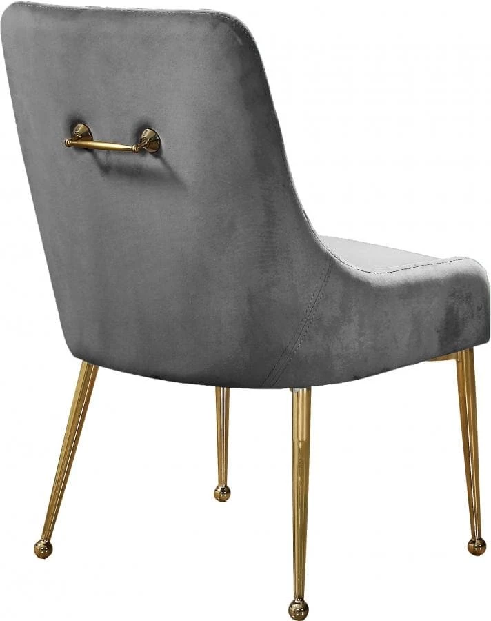 Meridian Furniture Dining Room Owen Velvet Dining Chair Se Of 2