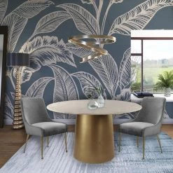 Meridian Furniture Dining Room Owen Velvet Dining Chair Se Of 2