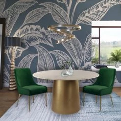 Meridian Furniture Dining Room Owen Velvet Dining Chair Se Of 2