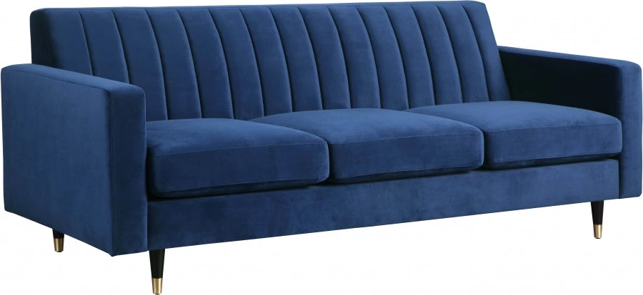 Meridian Furniture Lola Velvet Sofa Living Room