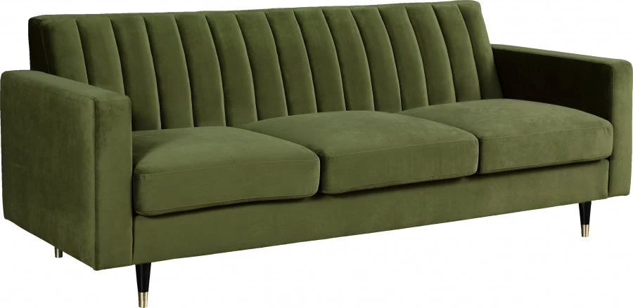 Meridian Furniture Lola Velvet Sofa Living Room