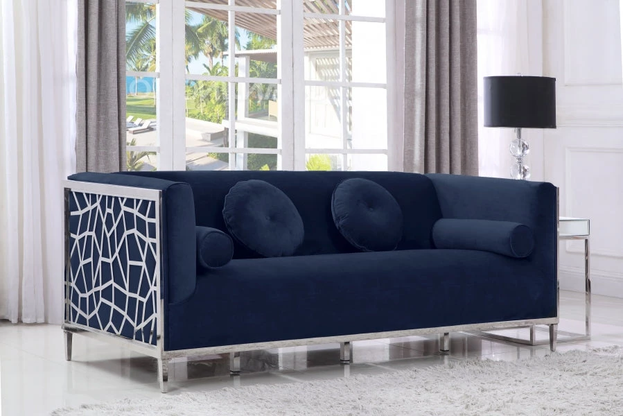 Meridian Furniture Opal Velvet Sofa
