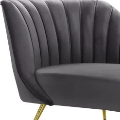 Meridian Furniture Margo Velvet Chaise Lounge