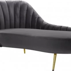 Meridian Furniture Margo Velvet Chaise Lounge