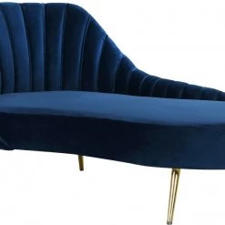 Meridian Furniture Margo Velvet Chaise Lounge
