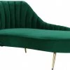 Meridian Furniture Margo Velvet Chaise Lounge