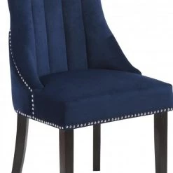Meridian Furniture Oxford Velvet Dining Chair Set Of 2 Dining Room