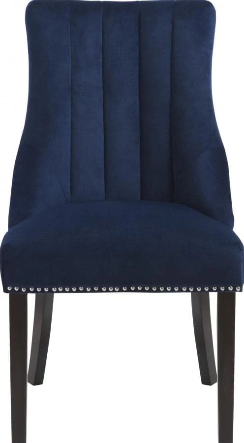 Meridian Furniture Oxford Velvet Dining Chair Set Of 2 Dining Room
