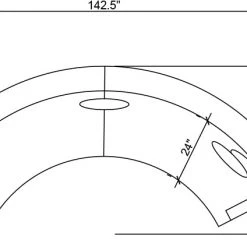 Meridian Furniture Jackson Velvet 2 Piece Sectional Living Room