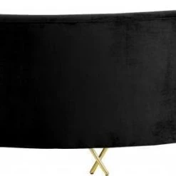 Meridian Furniture Living Room Serpentine Velvet 3pc. Sectional