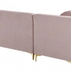 Meridian Furniture Graham Velvet 3 Piece Sectional