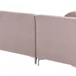 Meridian Furniture Graham Velvet 3 Piece Sectional